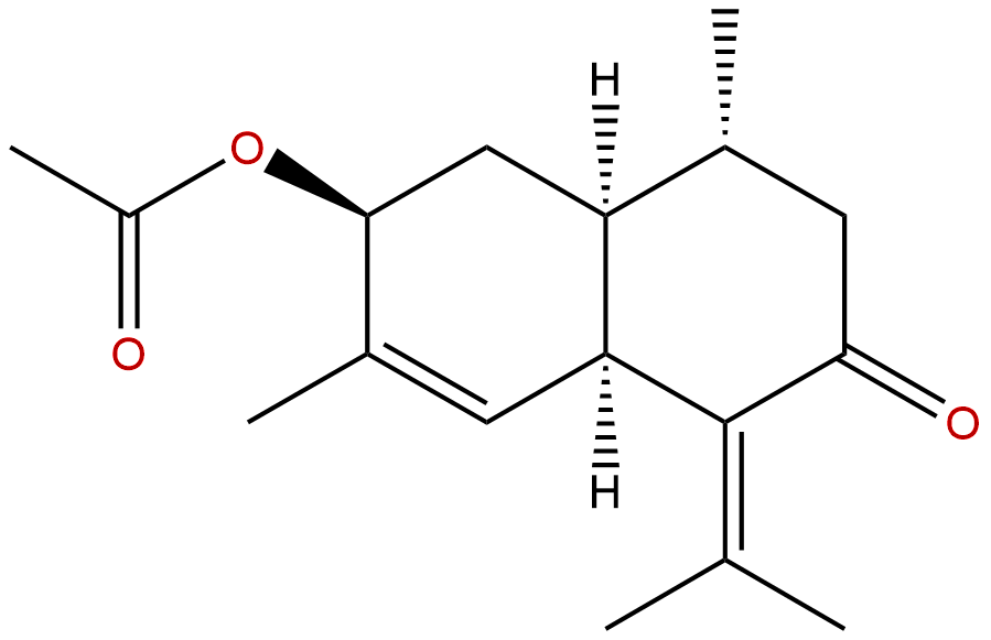 3-Acetoxy-4,7(11)-cadinadien-8-one