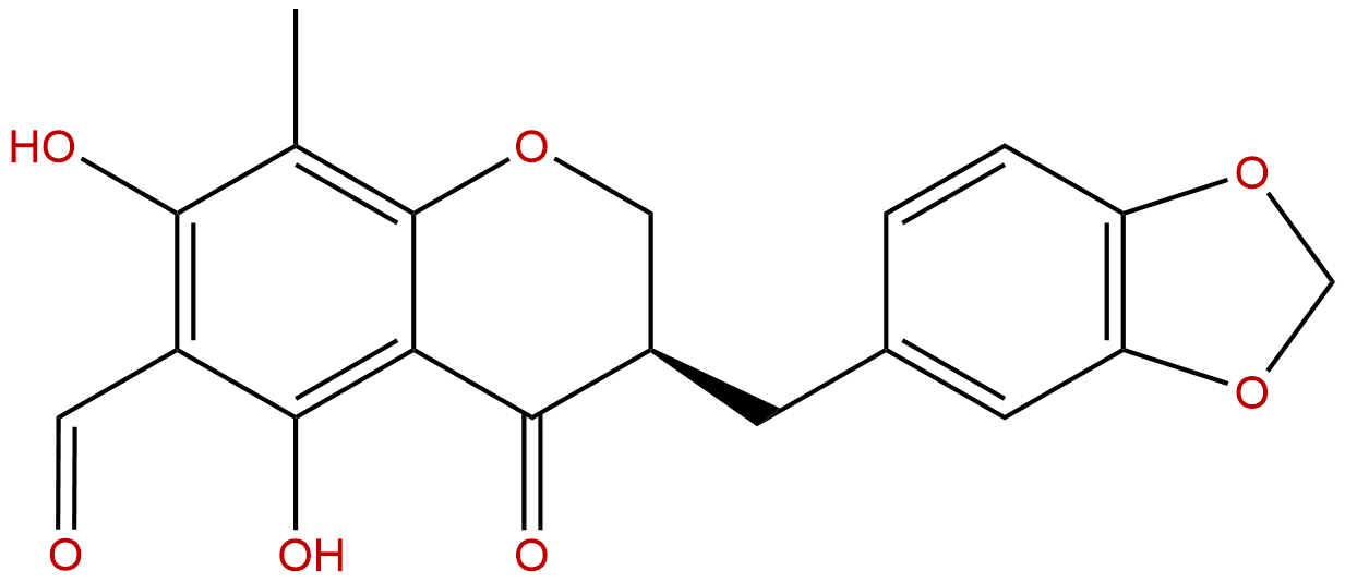 Aldehydoisoophiopogonanone A, 6-