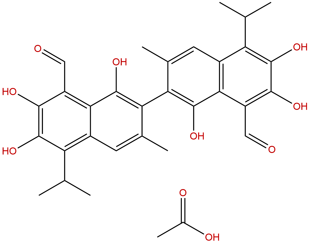 Acetate gossypol
