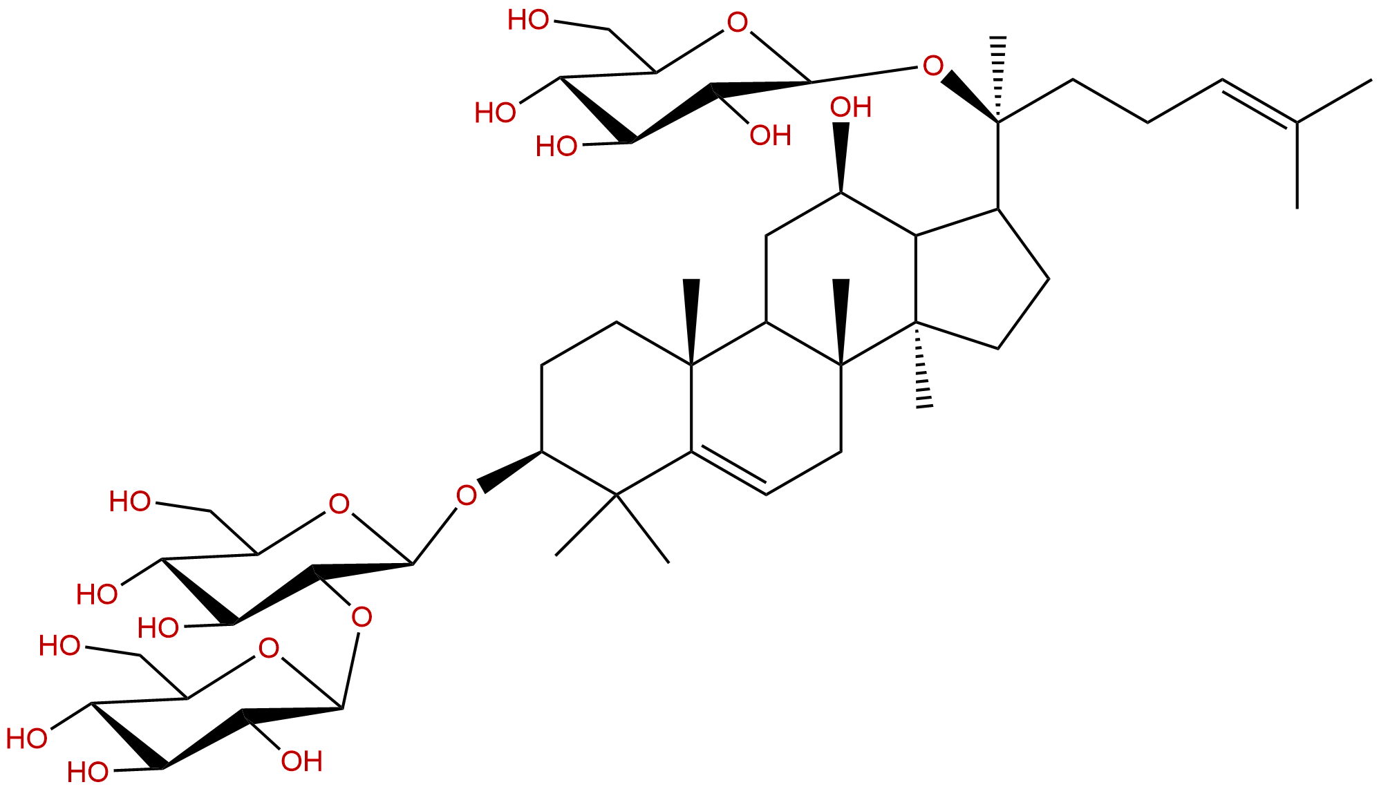 5,6-dehydrogensenoside Rd