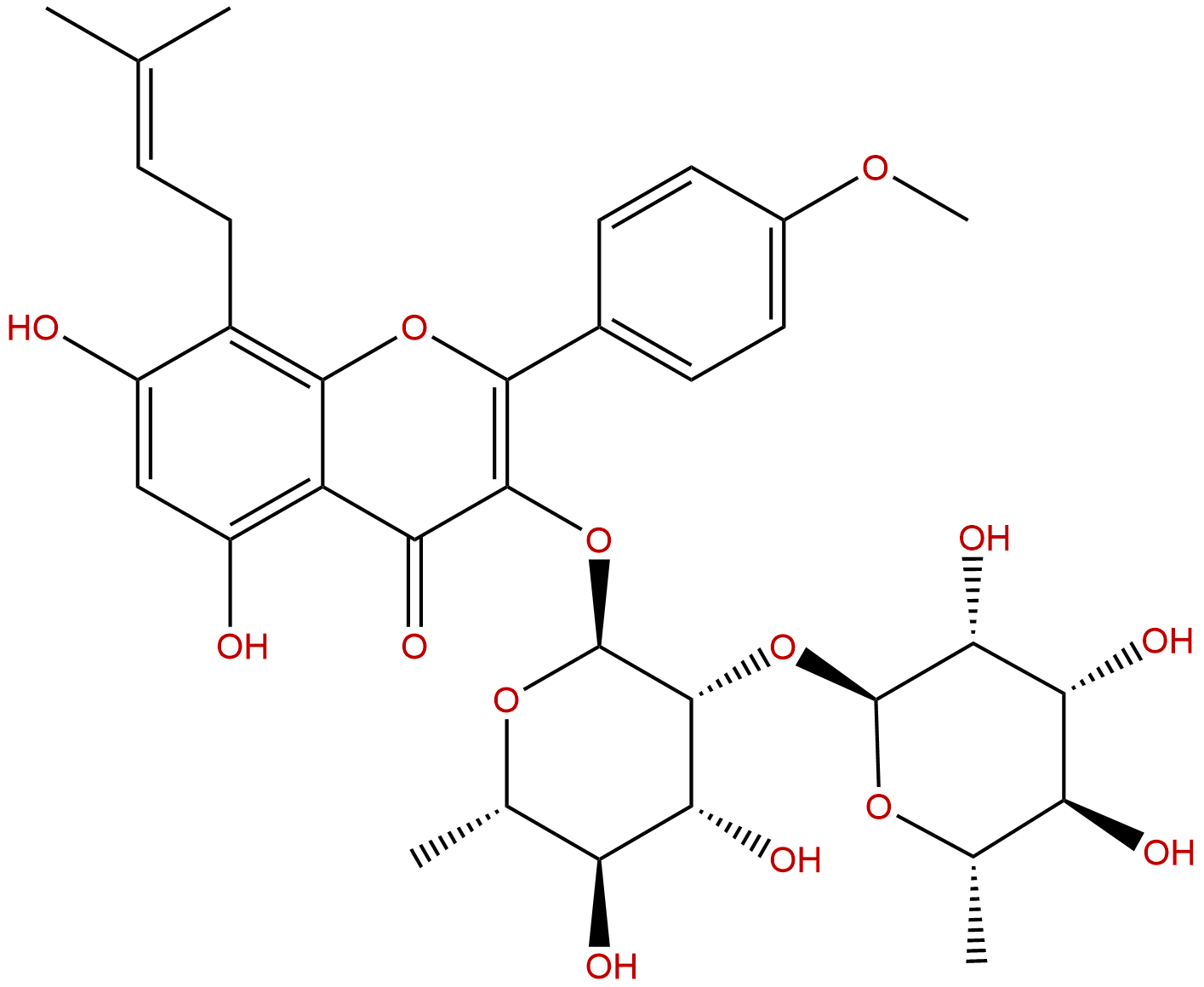2''-O-rhamnosyl icariside II