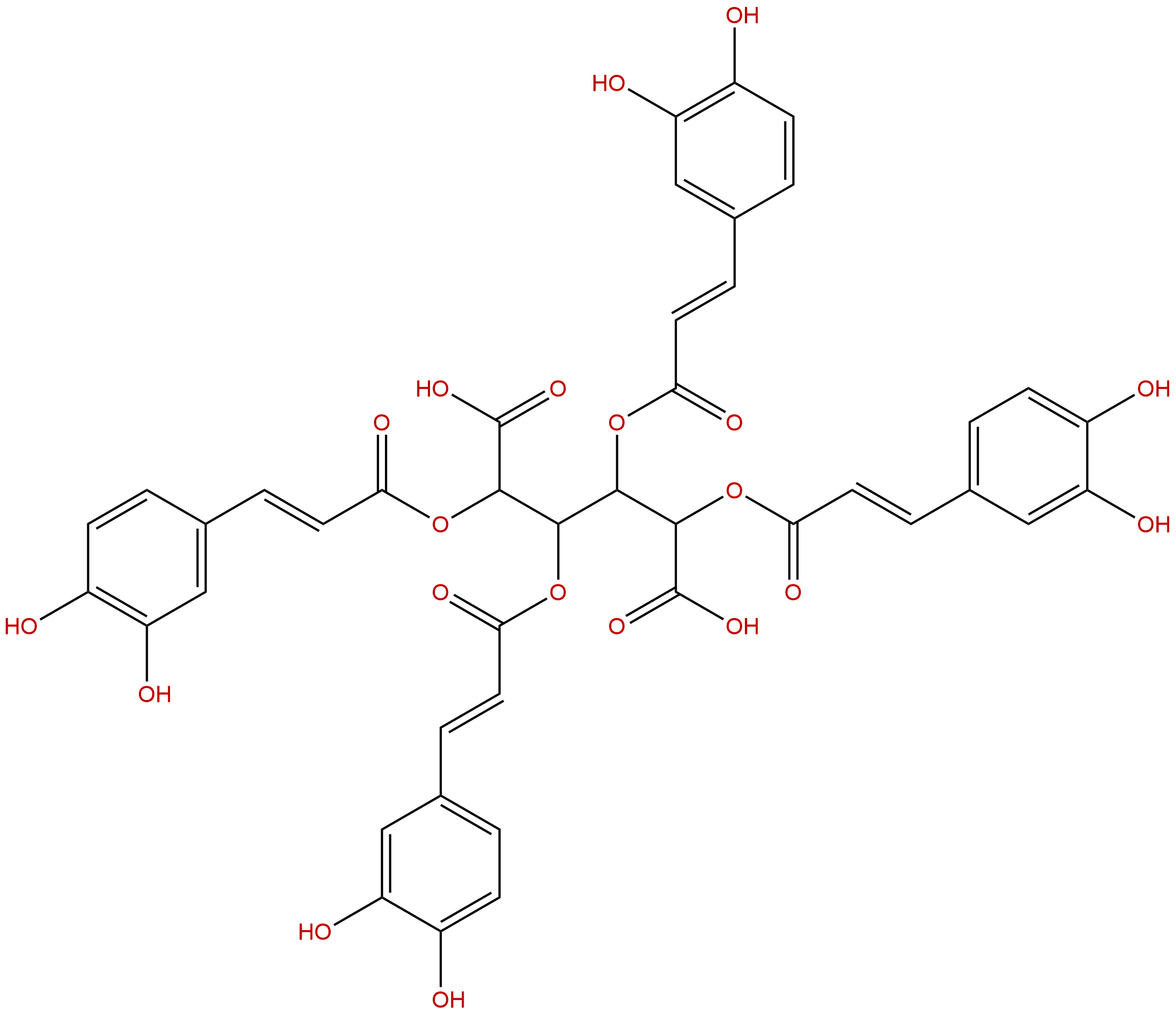 2,3,4,5-Tetracaffeoyl-D-Glucaric acid