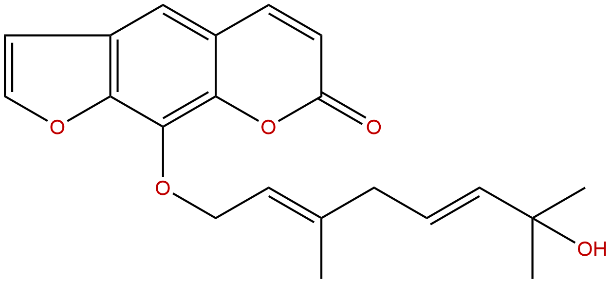 8-(7-Hydroxy-3,7-dimethyl-2,5-octadienyloxy)psoralen