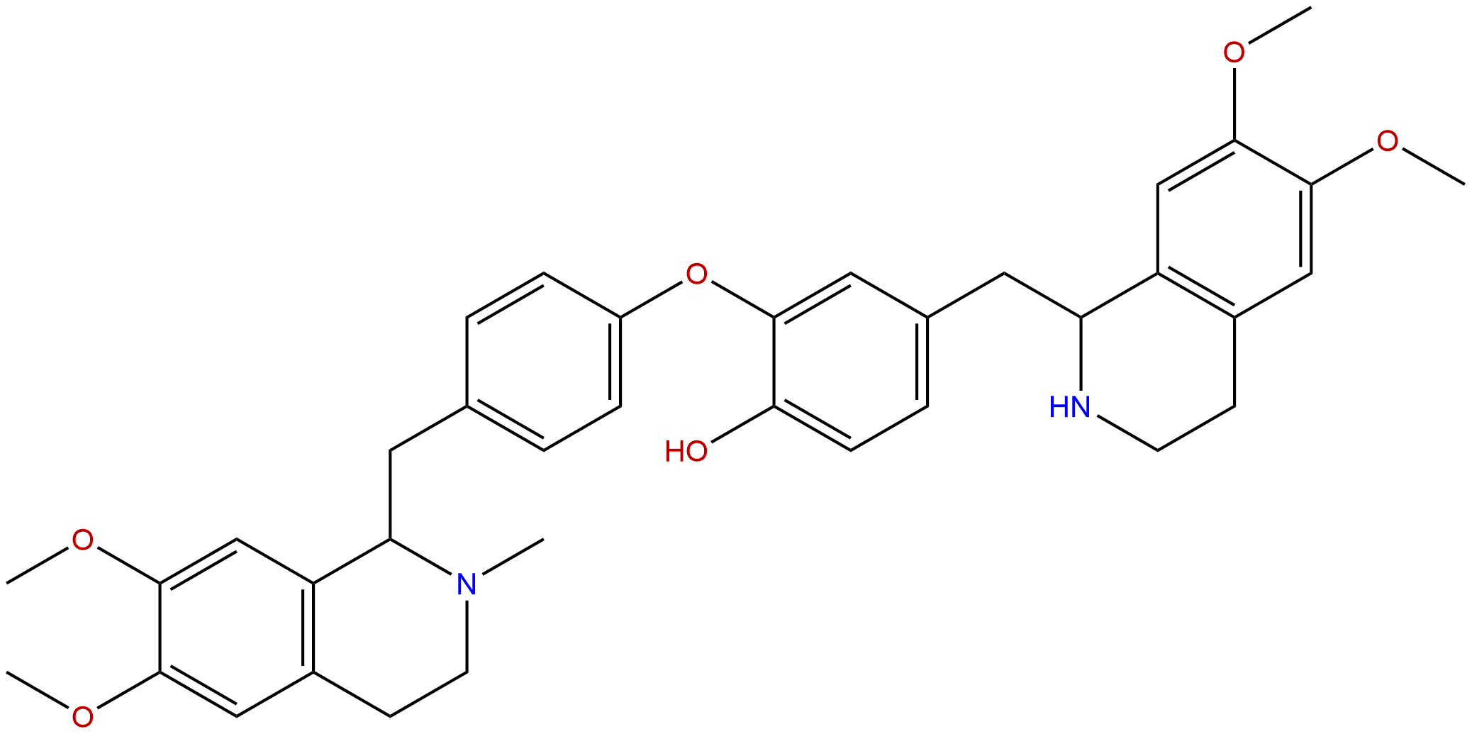 N-desmethyldauricine