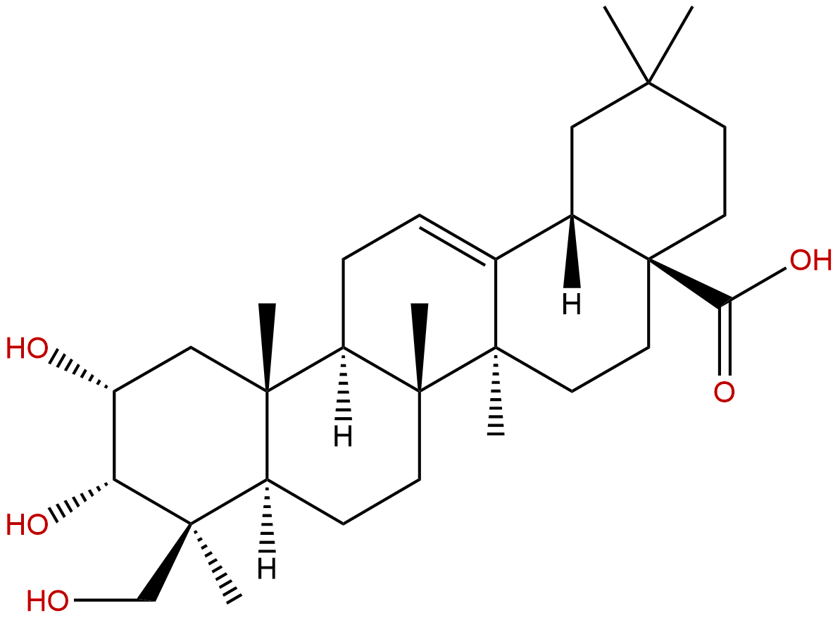 2α,3α,24-Trihydroxyolean-12-en-28-oic acid