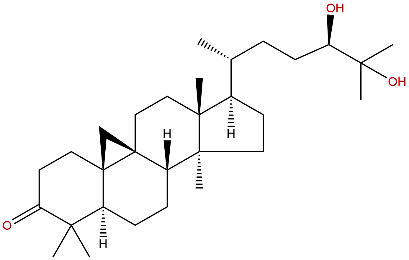 24,25-Dihydroxycycloartan-3-one