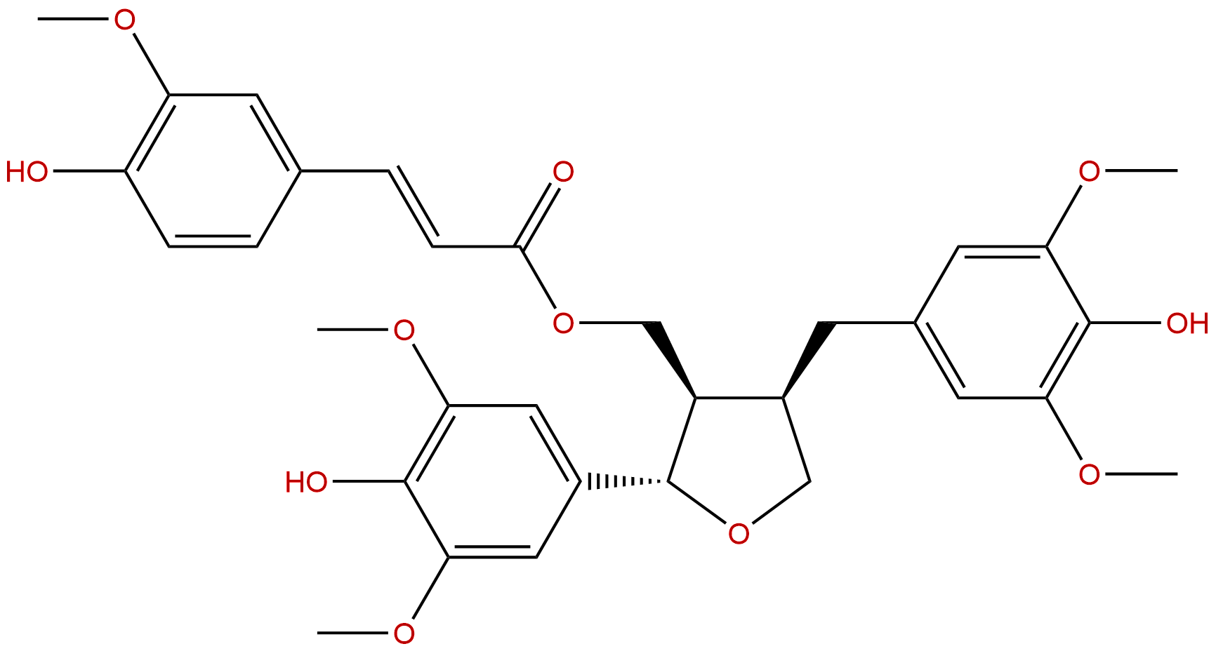 9-O-Feruloyl-5,5'-dimethoxylariciresinol