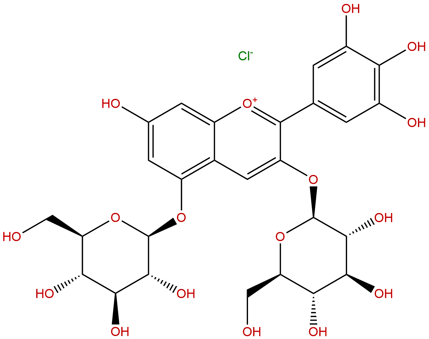 Delphinidin 3,5-diglucoside