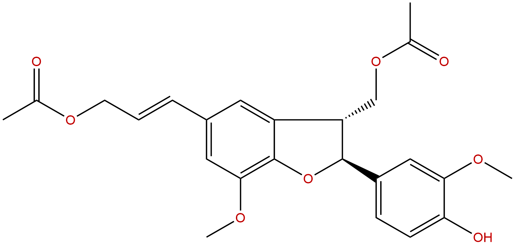 Dimeric coniferyl acetate