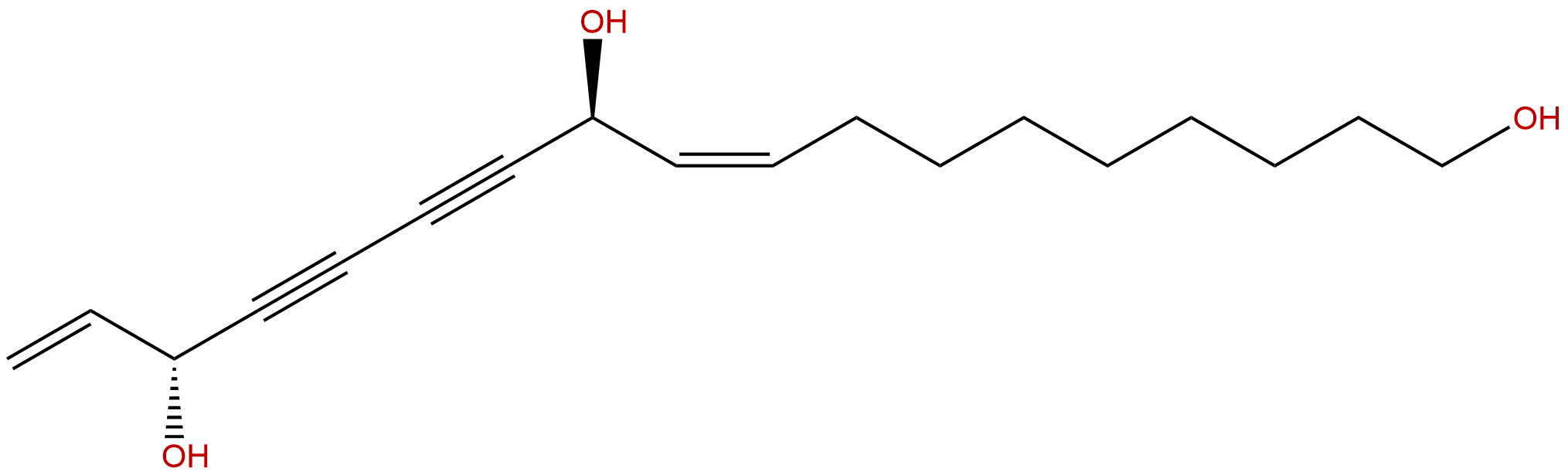 9,17-Octadecadiene-12,14-diyne-1,11,16-triol