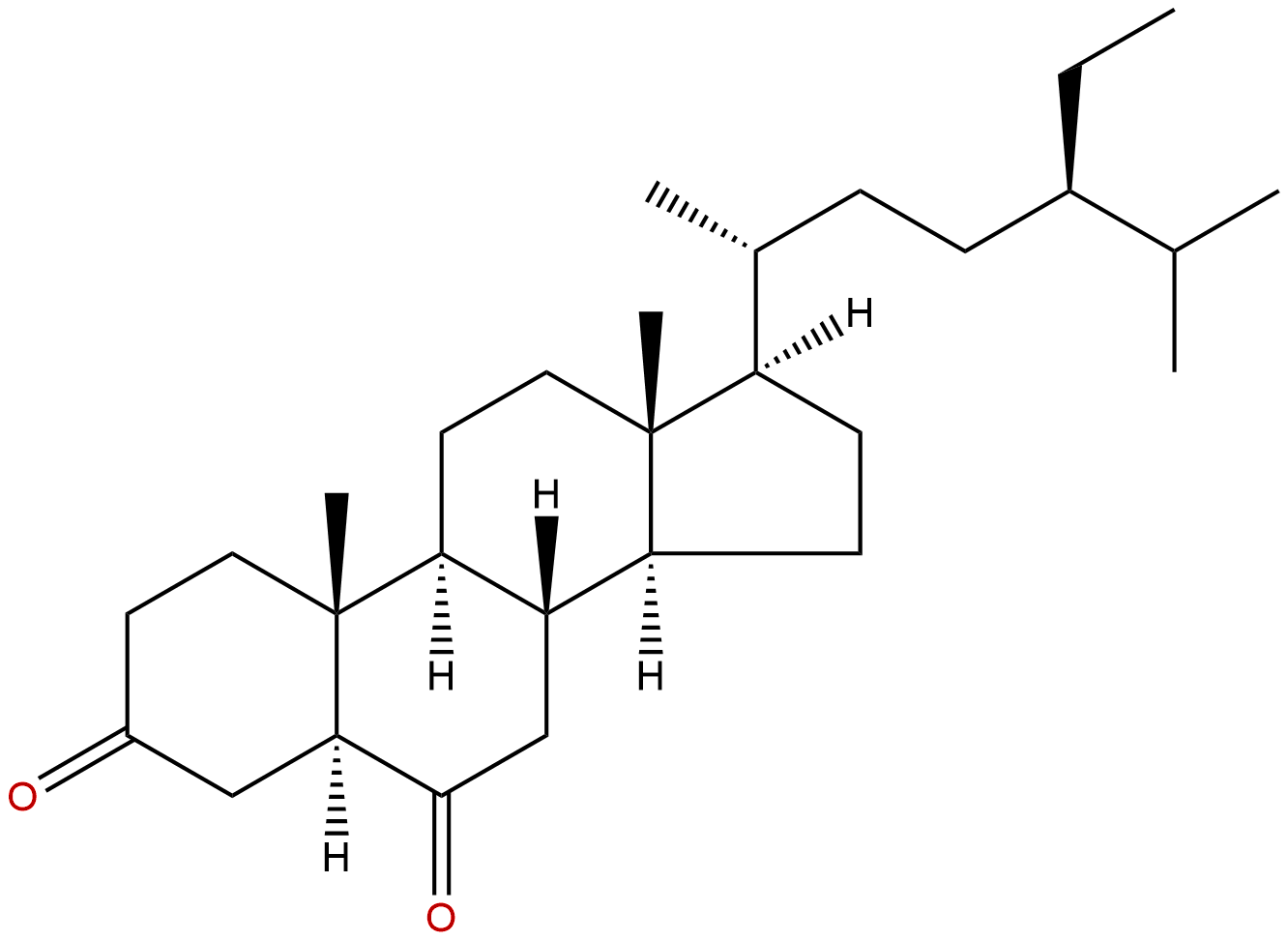Stigmastane-3,6-dione