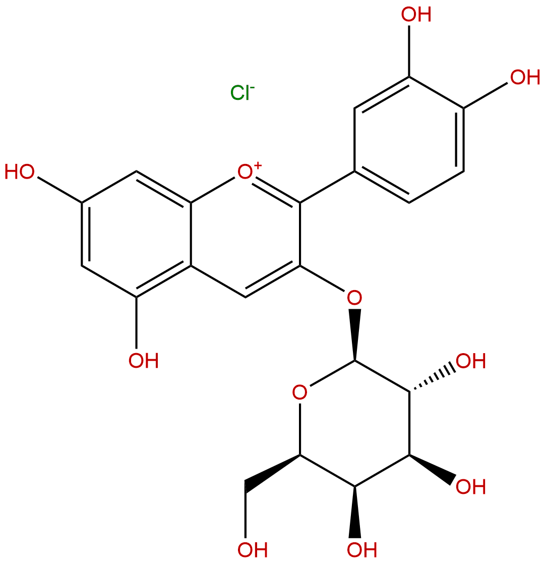 Cyanidin-3-O-galactoside chloride