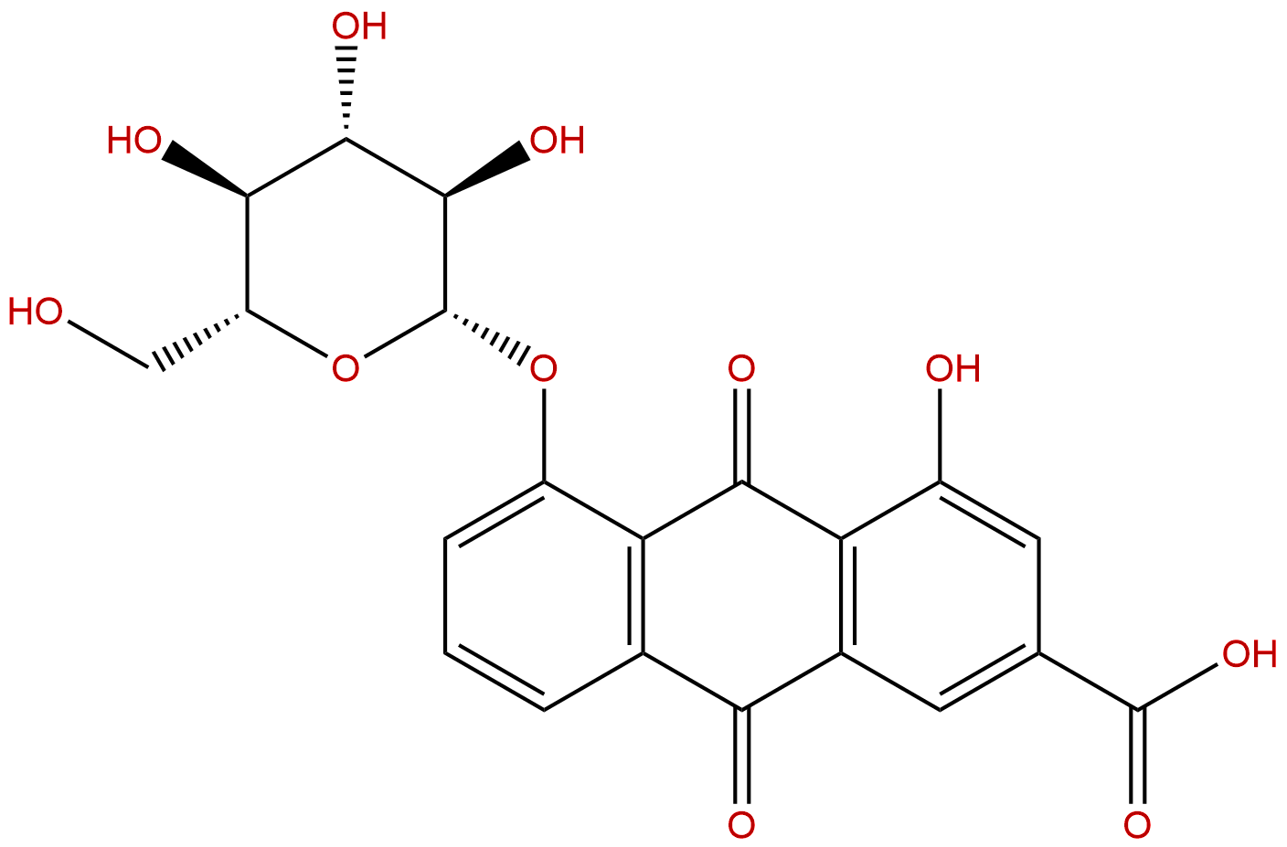Rhein-8-glucoside