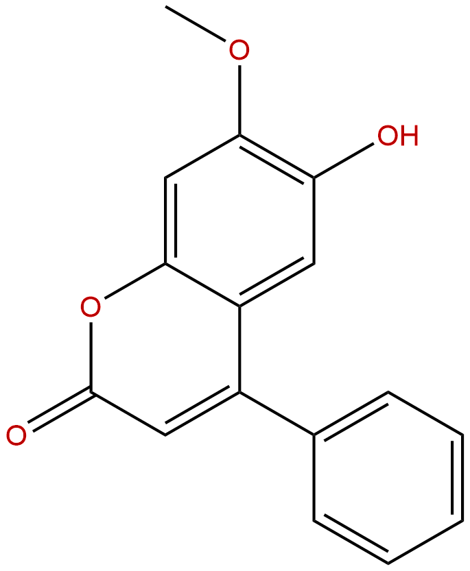 6-Hydroxy-7-methoxy-4-phenylcoumarin