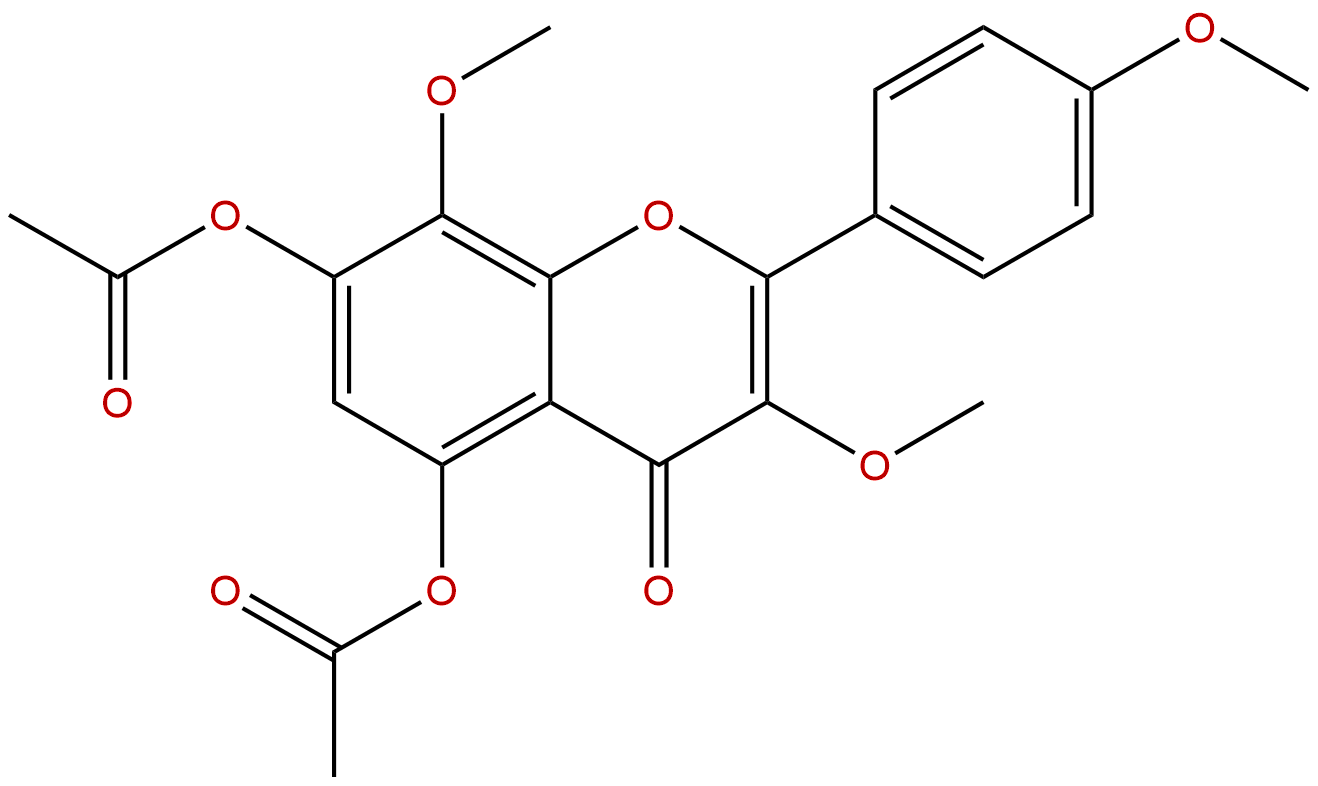 5,7-Diacetoxy-3,4',8-trimethoxyflavone