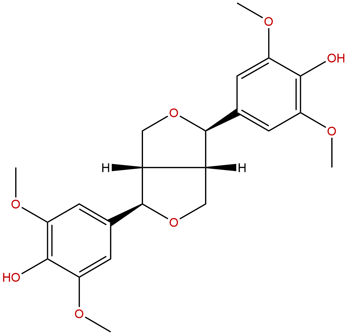 (-)-Syringaresinol