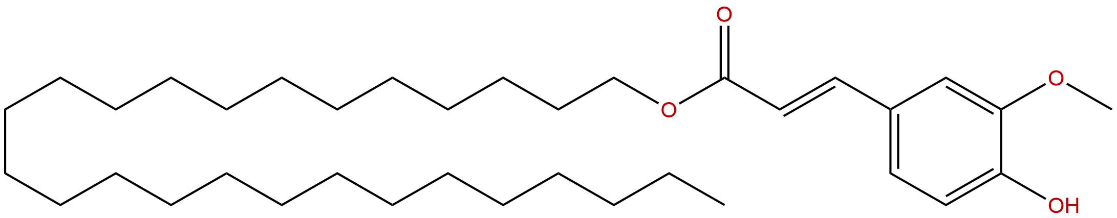 Hexacosyl (E)-ferulate