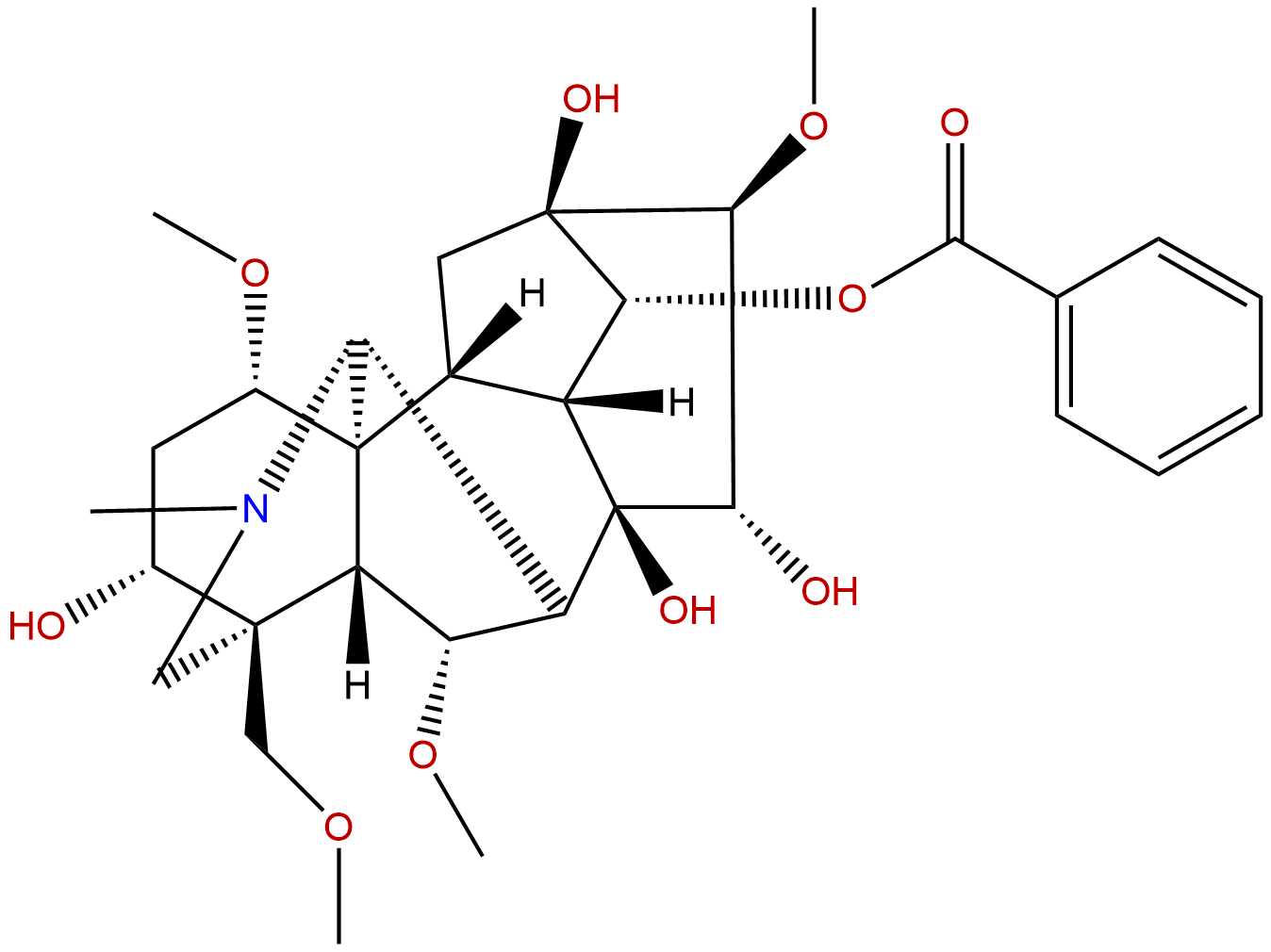 Benzoylmesaconine