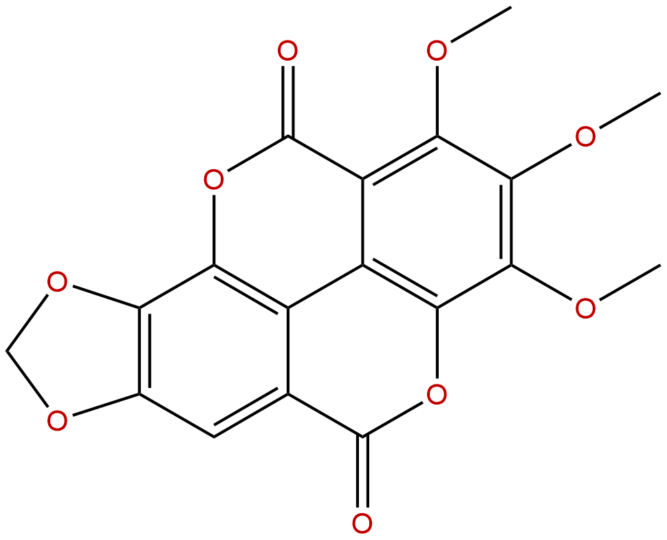 1,2,3-Tri-O-methyl-7,8-methyleneflavellagic acid