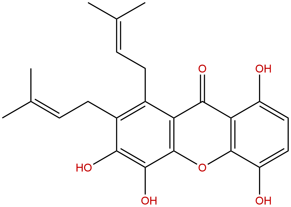 1,4,5,6-Tetrahydroxy-7,8-diprenylxanthone