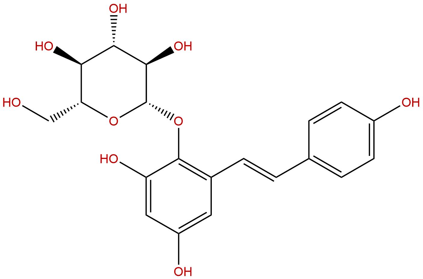 2,3,5,4'-Tetrahydroxyl-diphenylethylene-2-O-beta-D-glucoside