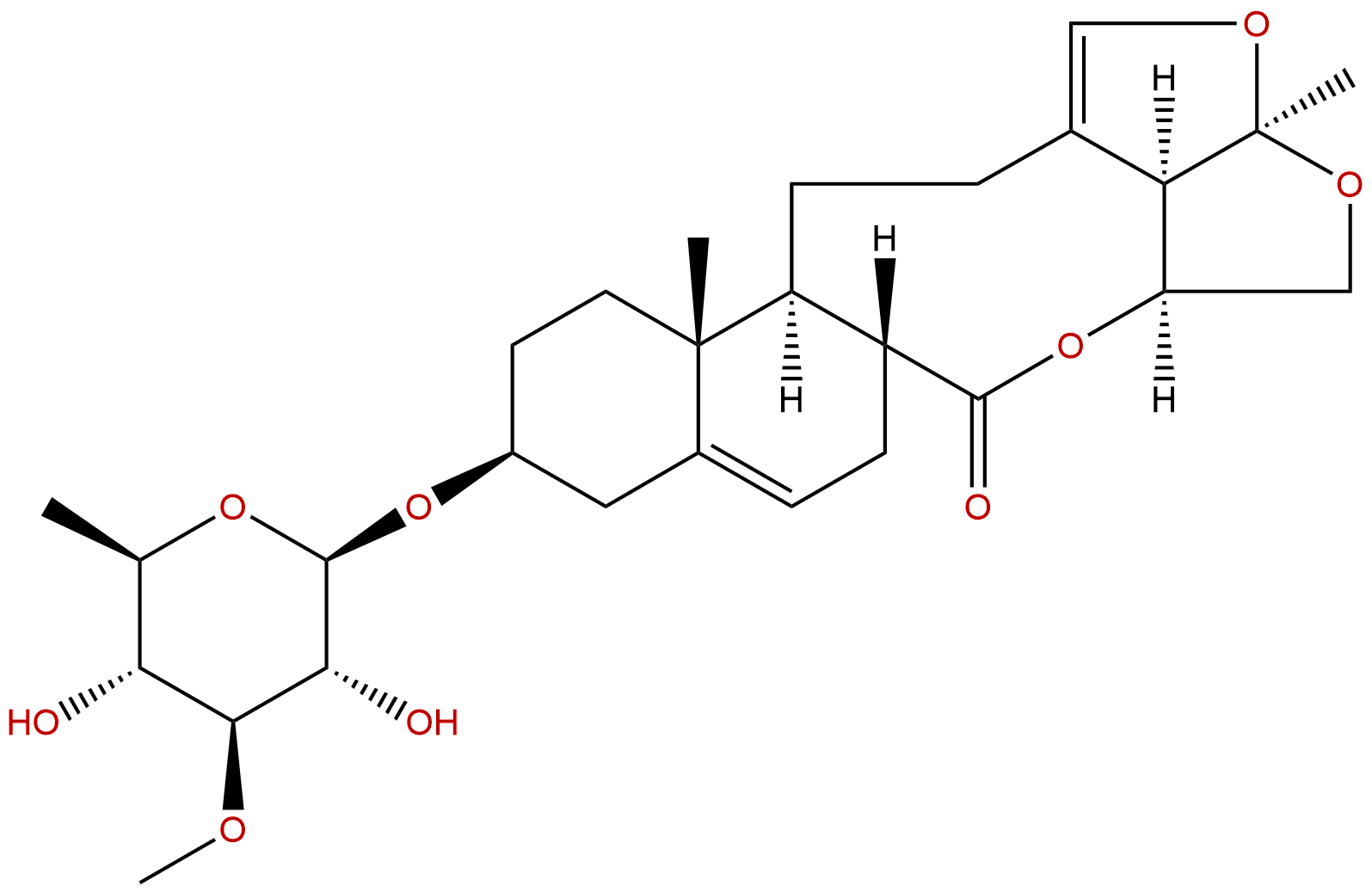 Glaucogenin C mono-D-thevetoside