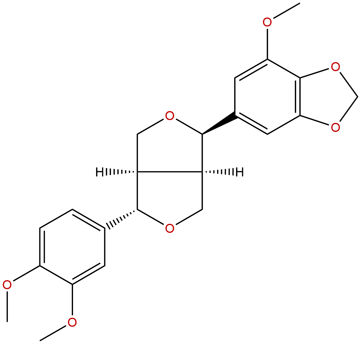 3,4,5'-Trimethoxy-3',4'-methylenedioxy-7,9':7',9-diepoxylignan