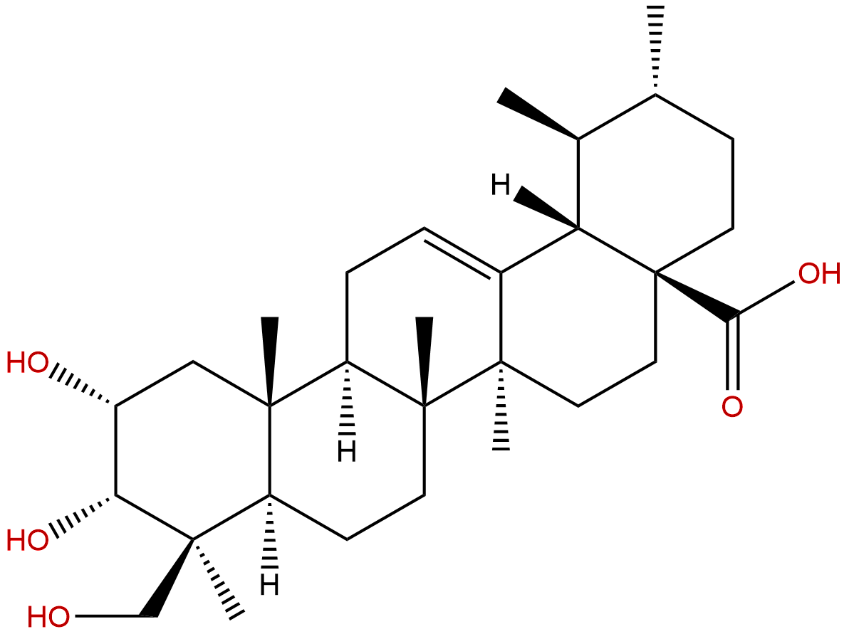 2α,3α,24-Trihydroxyurs-12-en-28-oic acid