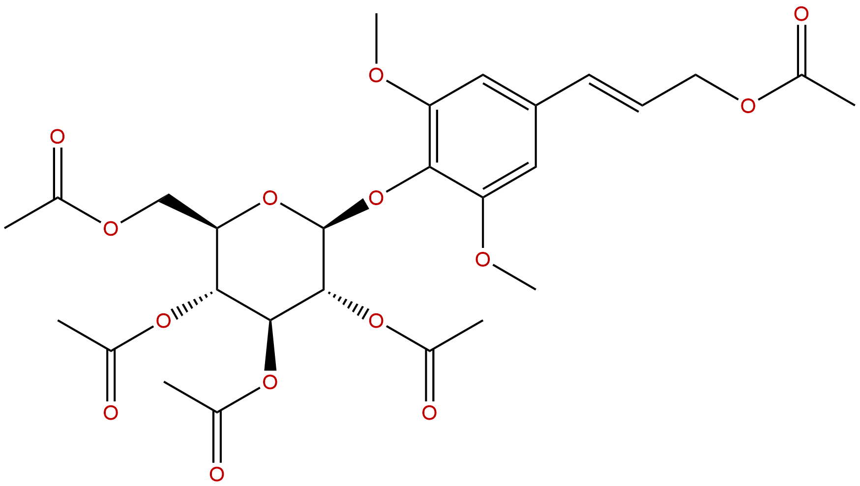 Syringin pentaacetate
