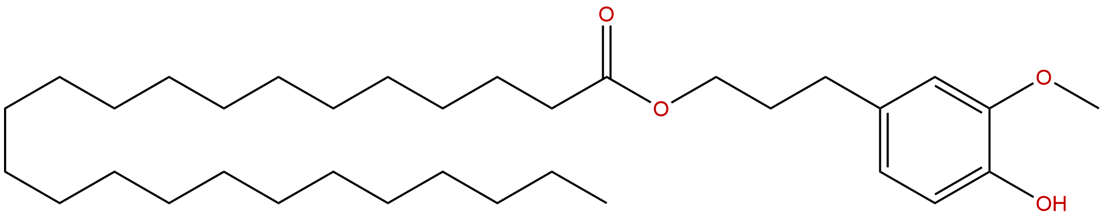 3-(4-Hydroxy-3-methoxyphenyl)propyl tetracosanoate