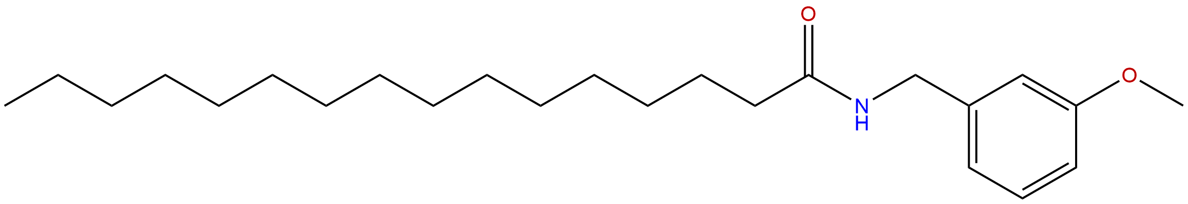 Hexadecanamide, N-[(3-methoxyphenyl)methyl]-
