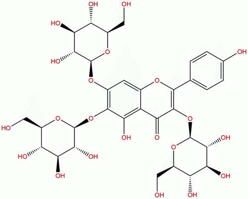 6-Hydroxykaempferol-3,6,7-triglucoside