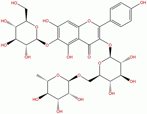 6-Hydroxykaempferol 3-Rutinoside -6-glucoside