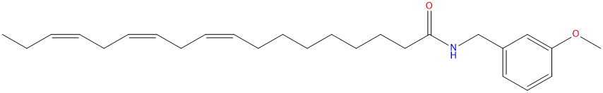 N-(3-methoxybenzyl)-(9Z,12Z,15Z)-octadecatrienamide