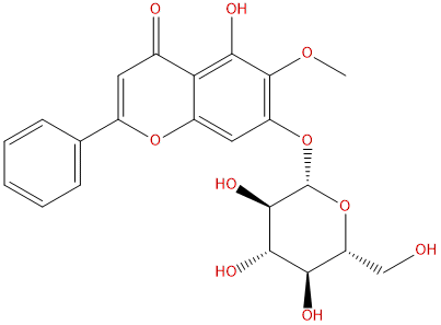 Oroxylin A-7-O-glucoside
