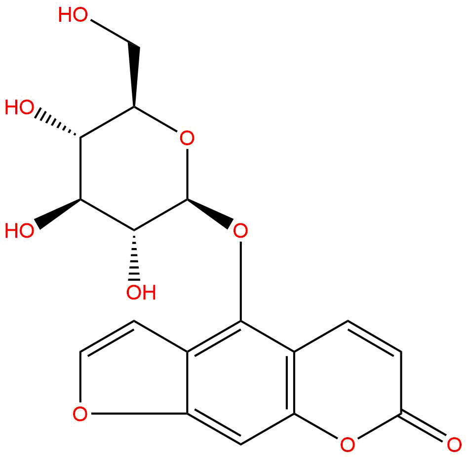 Bergaptol O-β-D-glucopyranoside