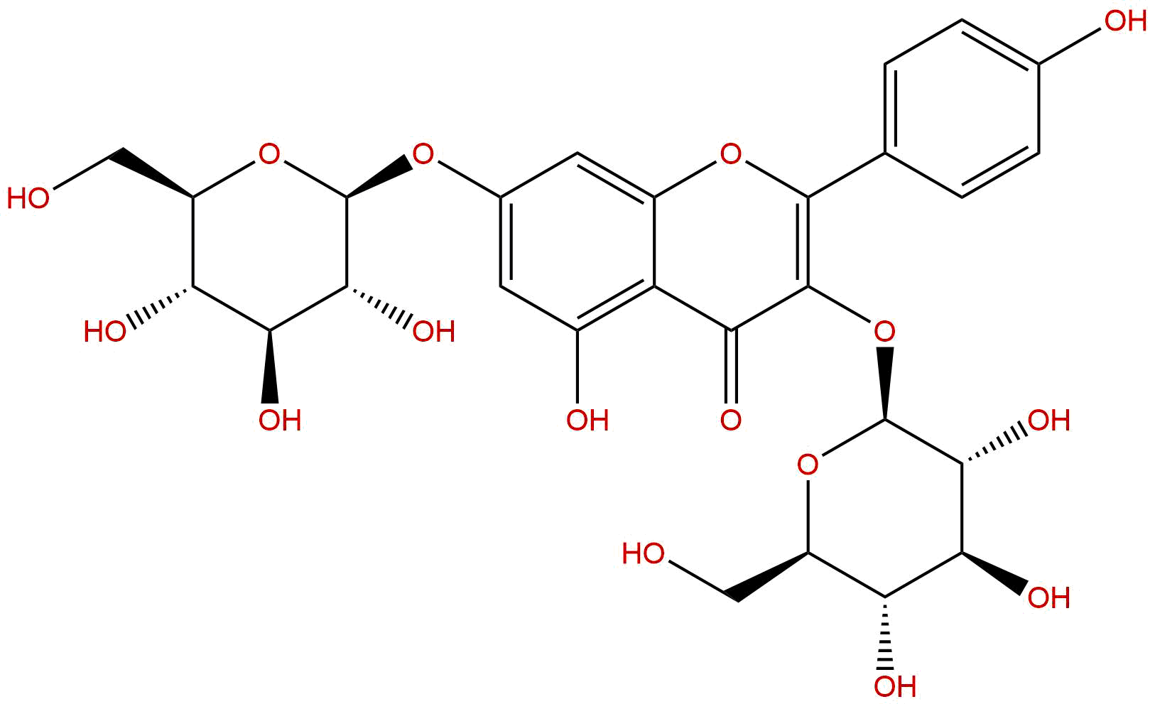 Kaempferol 3,7-diglucoside