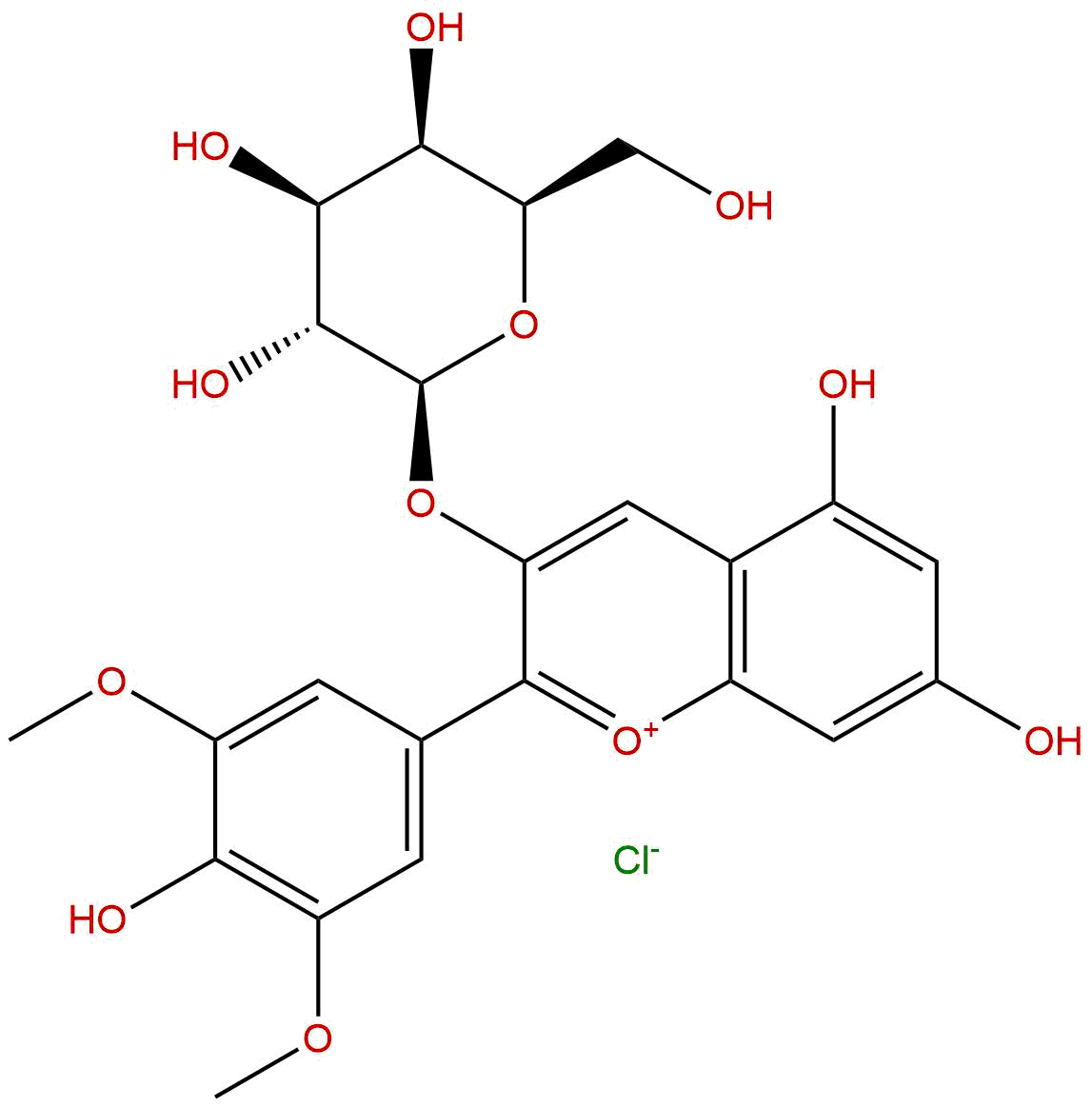 Malvidin-3-O-galactoside chloride