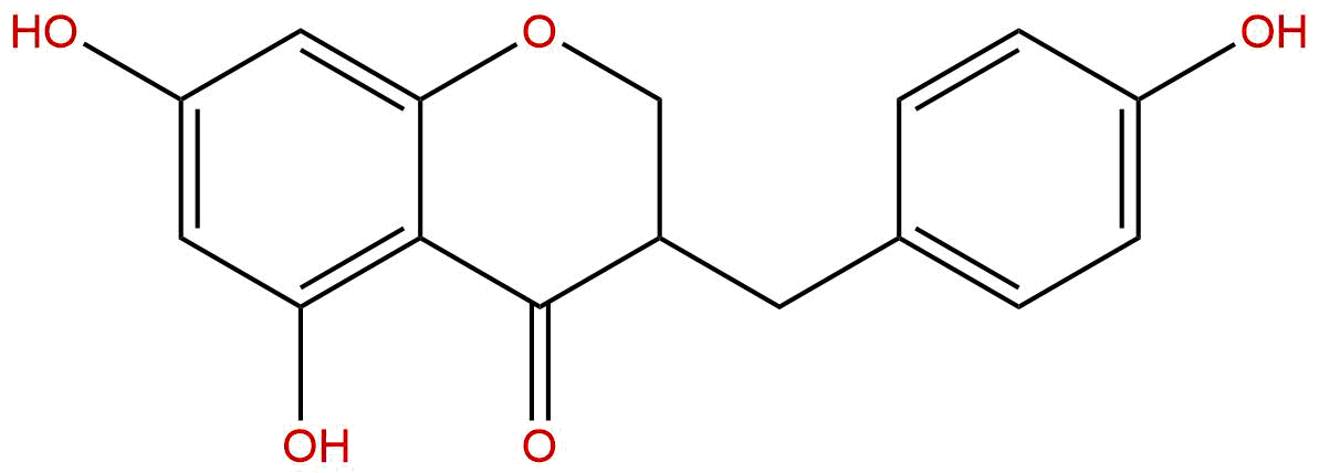 5,7-Dihydroxy-3-(4-hydroxybenzyl)chroman-4-one