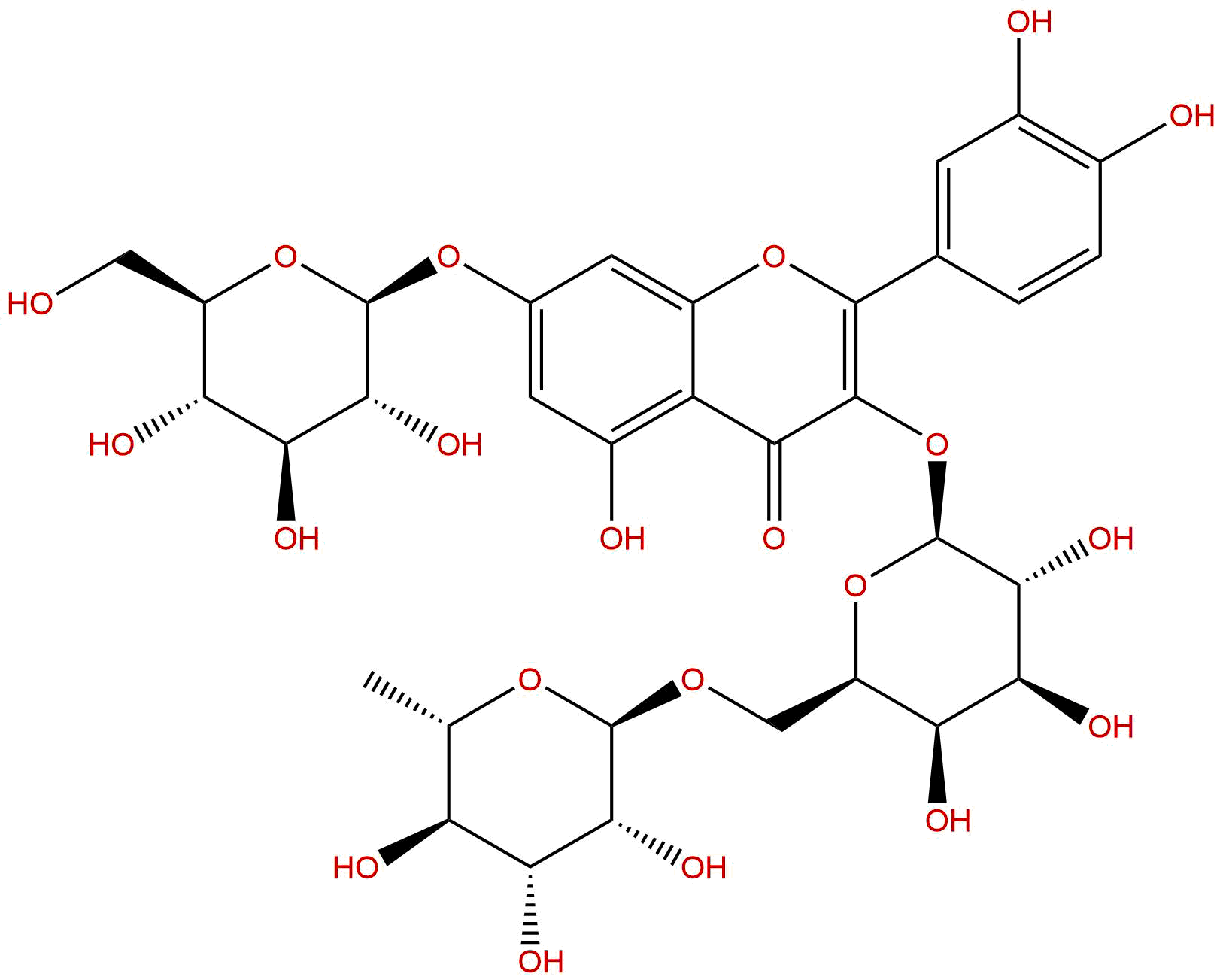 Quercetin 3-O-robinoside-7-O-glucoside