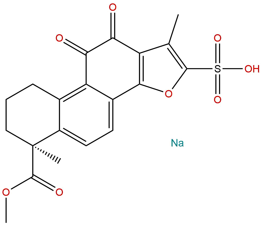 Sodium methyl tanshinonate sulfonate