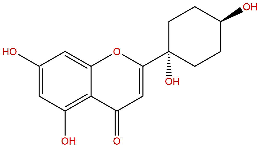 2-(trans-1,4-Dihydroxy-cyclohexyl)-5,7-dihydroxy-chromone