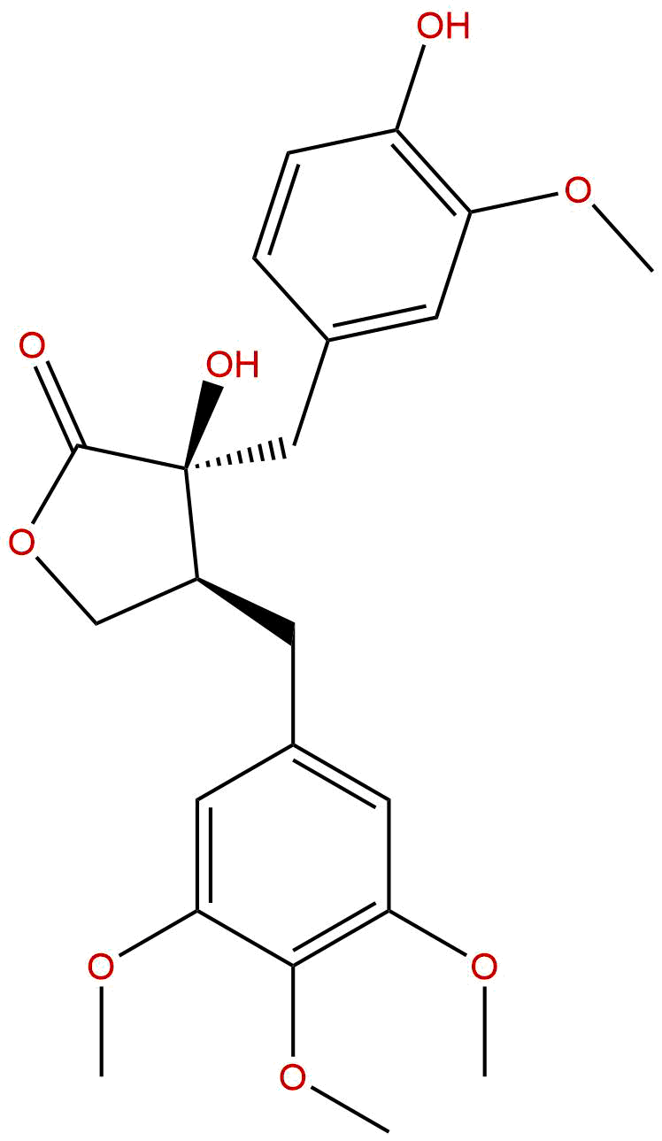(8S,8'S)-4',8'-dihydroxy-3,3',4,5-tertramethoxylignan-9,9'-olide