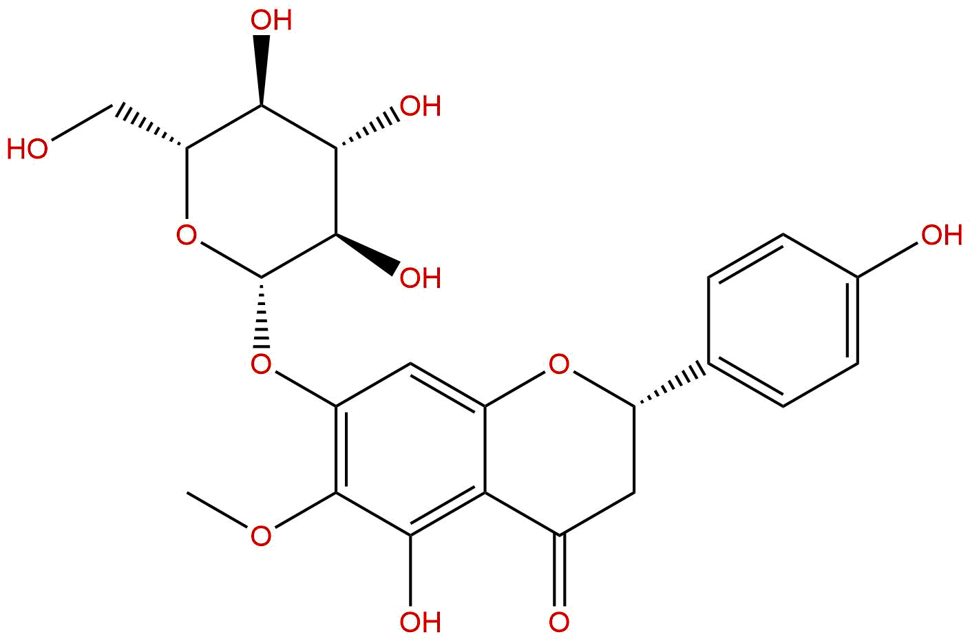 6-Methoxynaringenin-7-O-β-D-glucoside