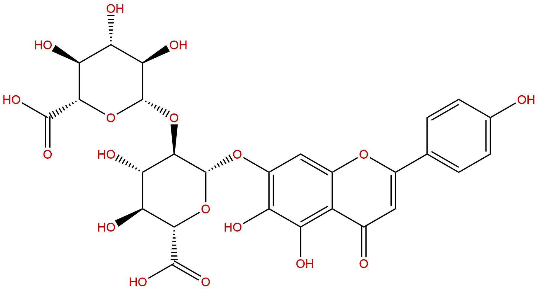 Scutellarin-7-diglucosidic acid