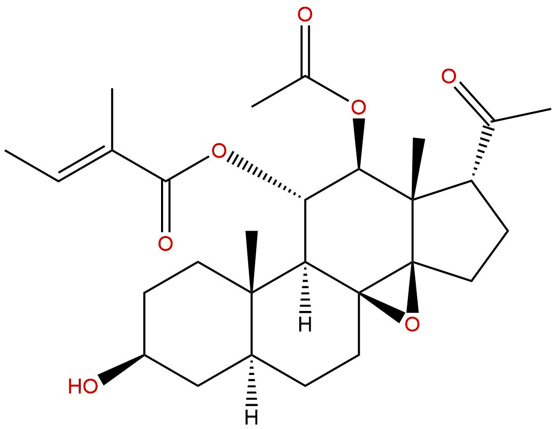 11α-O-Tigloyl-12β-O-acetyltenacigenin B