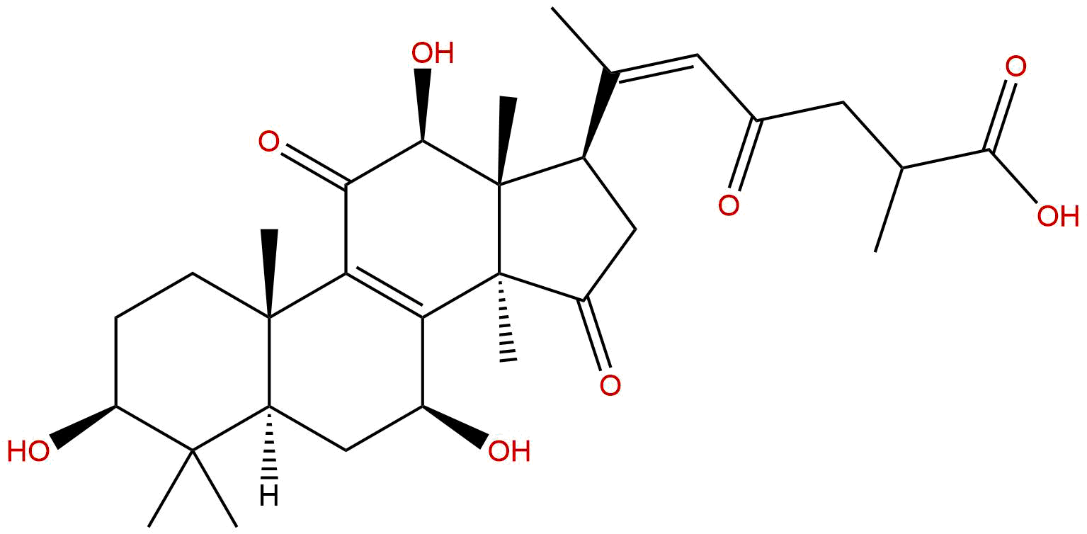 (3β,7β,12β,20Z)-3,7,12-trihydroxy-11,15,23-trioxo-lanost-8,20-dien-26-oic acid