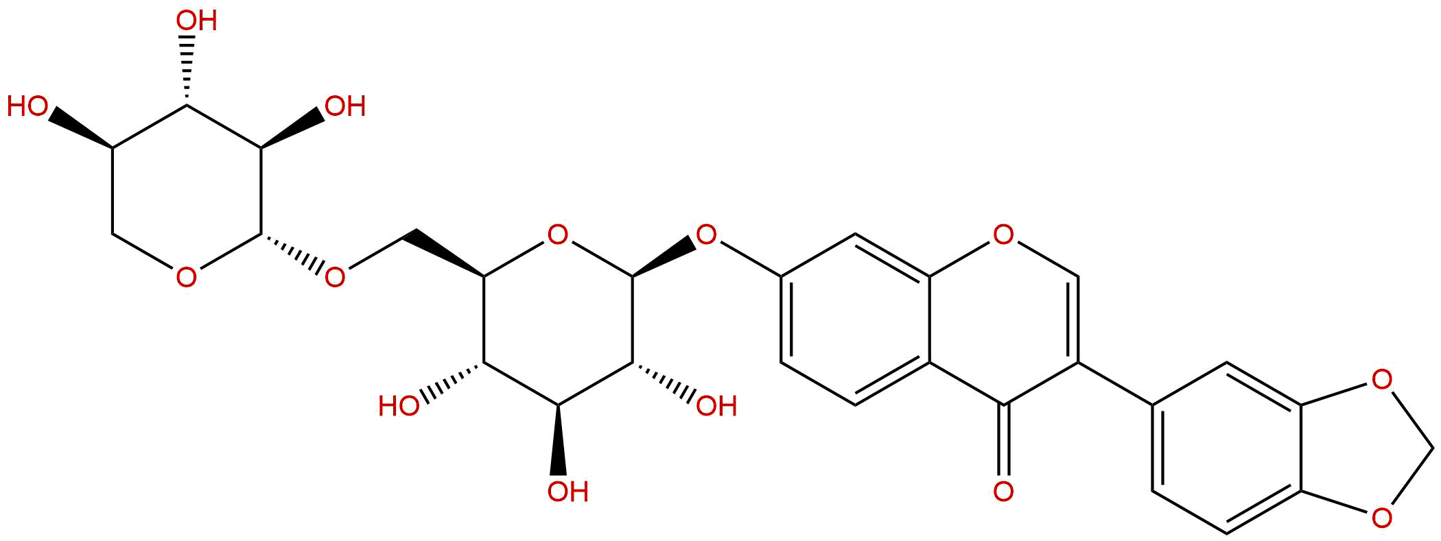 Pseudobatigenin-7-O-β-D-xylopyranosyl(1→6)-β-D-glucopyranosid