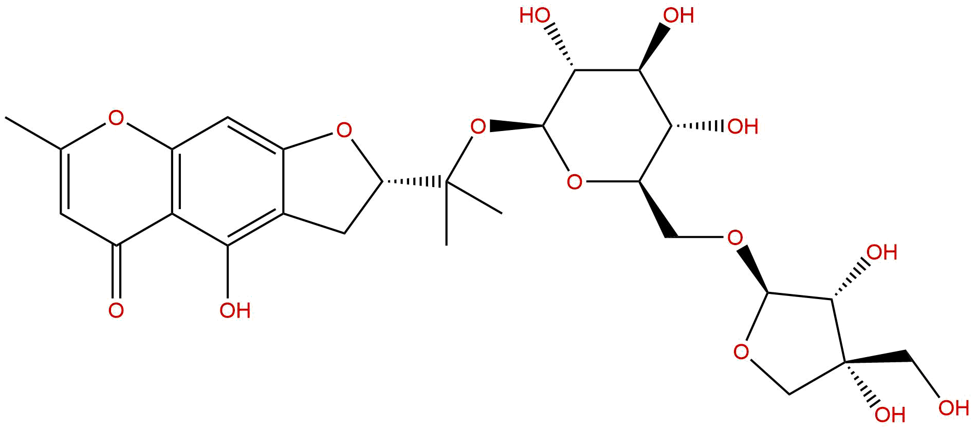 Visammioside, 6''-O-apiosyl-