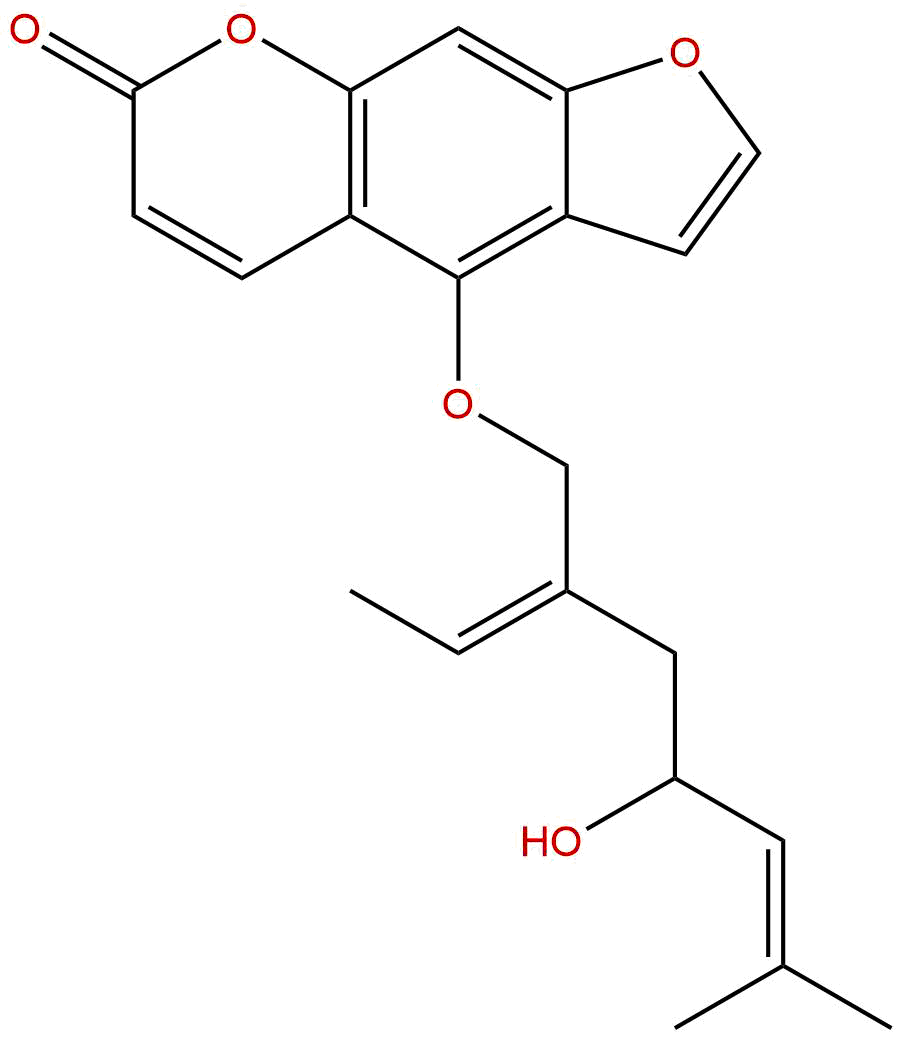 4-((2-ethylidene-4-hydroxy-6-methylhept-5-en-1-yl)oxy)-bergaptol